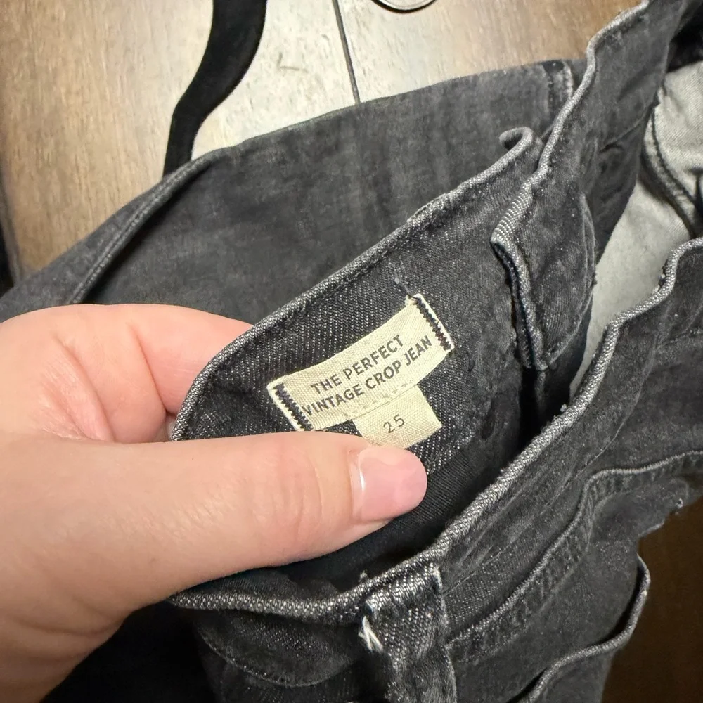 Madewell The Perfect Vintage Crop Jean - Size 25 - Picture 2 of 3